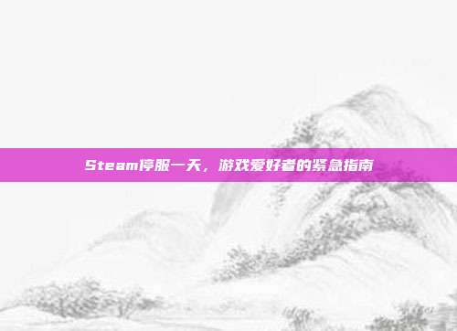 Steam停服一天，游戏爱好者的紧急指南