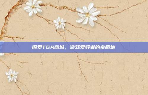 探索TGA商城，游戏爱好者的宝藏地