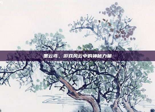 墨云鸢,游戏风云中的神秘力量