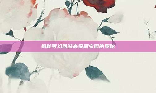 揭秘梦幻西游高级藏宝图的奥秘