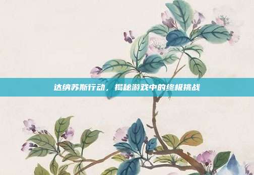 达纳苏斯行动，揭秘游戏中的终极挑战