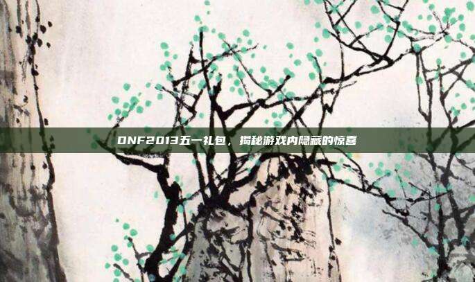 DNF2013五一礼包，揭秘游戏内隐藏的惊喜