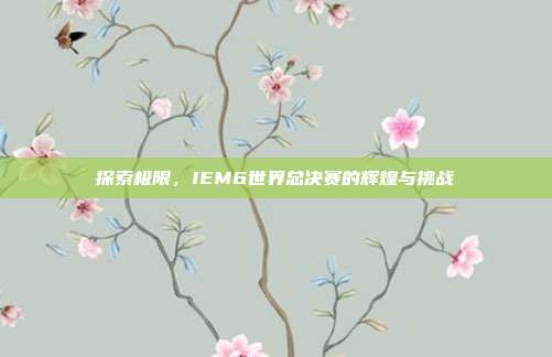探索极限,IEM6世界总决赛的辉煌与挑战