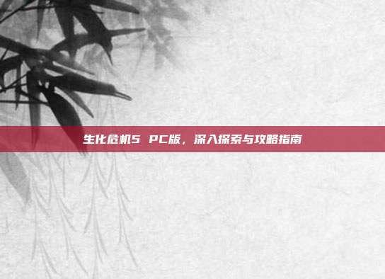 生化危机5 PC版,深入探索与攻略指南