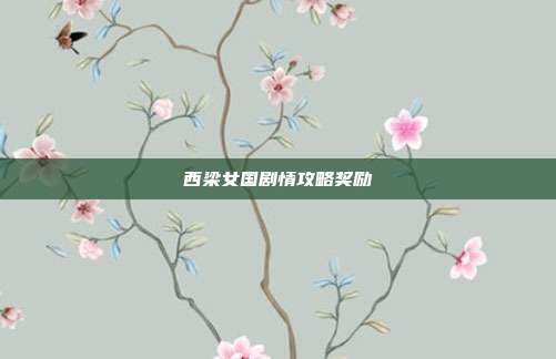 西梁女国剧情攻略奖励