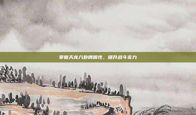 掌握天龙八卦牌属性,提升战斗实力