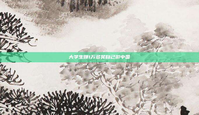 大学生赚1万多奖自己游中国