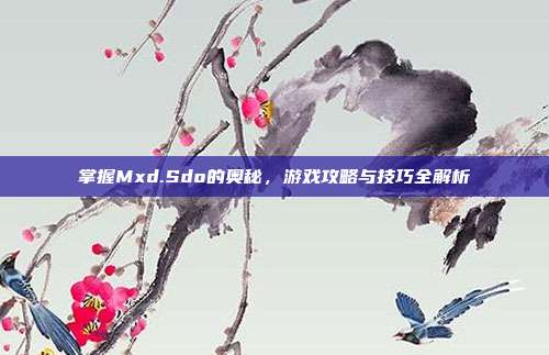 掌握Mxd.Sdo的奥秘,游戏攻略与技巧全解析
