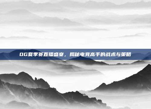 OG夏季赛直播盛宴,揭秘电竞高手的战术与策略