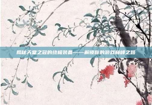 揭秘天堂之冠的终极装备——解锁你的游戏巅峰之路