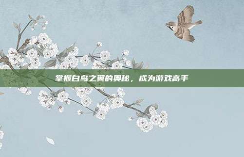 掌握白鸟之翼的奥秘，成为游戏高手