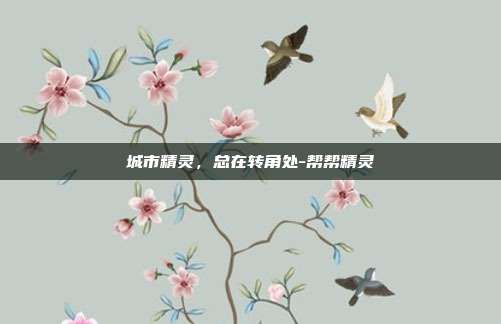 城市精灵,总在转角处-帮帮精灵