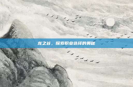 龙之谷,探索职业选择的奥秘