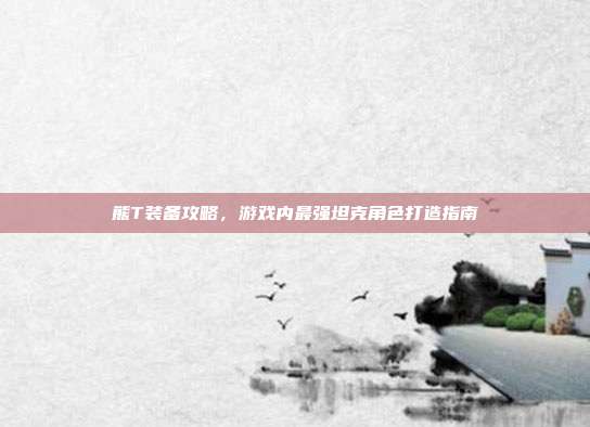 熊T装备攻略,游戏内最强坦克角色打造指南
