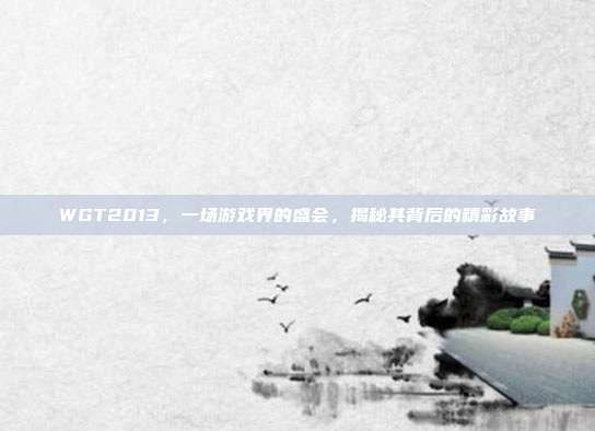 WGT2013,一场游戏界的盛会,揭秘其背后的精彩故事