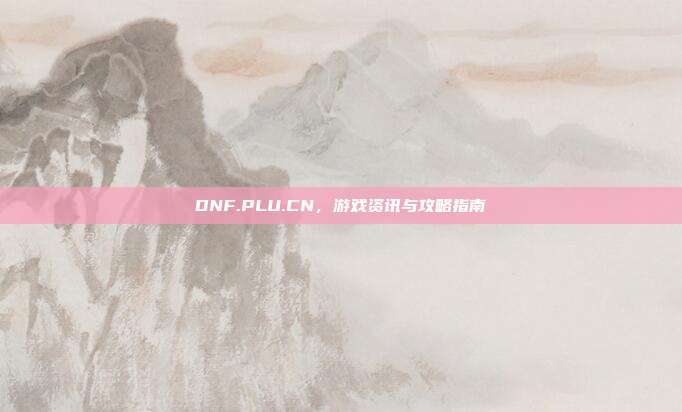 DNF.PLU.CN,游戏资讯与攻略指南