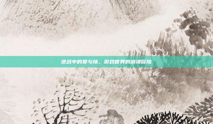 逆战中的爱与情,游戏世界的浪漫冒险