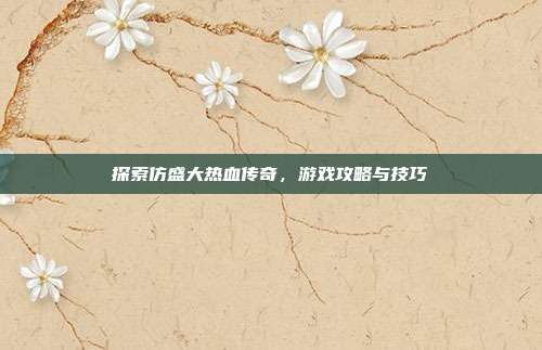 探索仿盛大热血传奇,游戏攻略与技巧