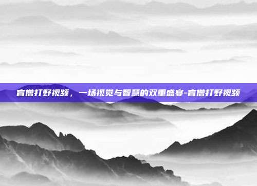 盲僧打野视频,一场视觉与智慧的双重盛宴-盲僧打野视频