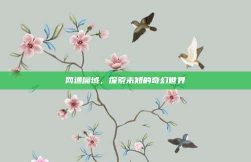 网通魔域,探索未知的奇幻世界