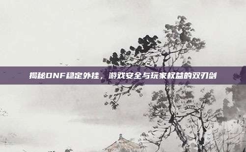 揭秘DNF稳定外挂，游戏安全与玩家权益的双刃剑