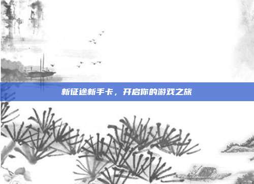 新征途新手卡,开启你的游戏之旅