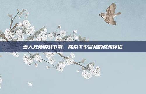 雪人兄弟游戏下载,探索冬季冒险的终极伴侣