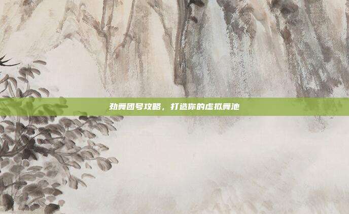 劲舞团号攻略,打造你的虚拟舞池