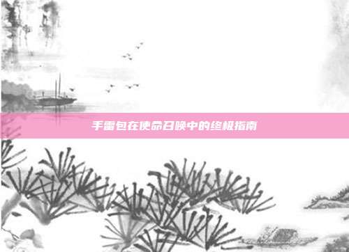 手雷包在使命召唤中的终极指南