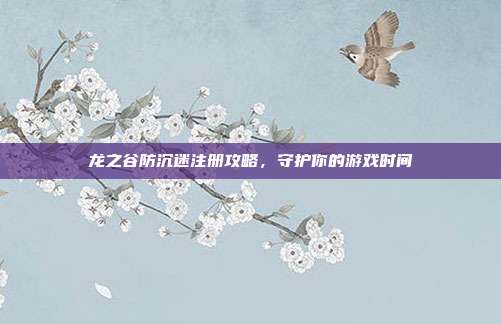 龙之谷防沉迷注册攻略，守护你的游戏时间