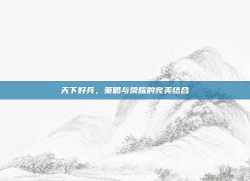 天下好兵,策略与荣耀的完美结合