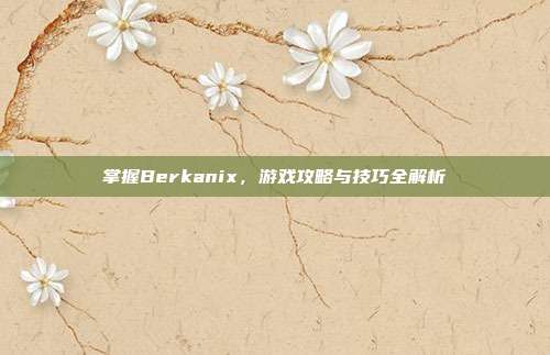 掌握Berkanix,游戏攻略与技巧全解析