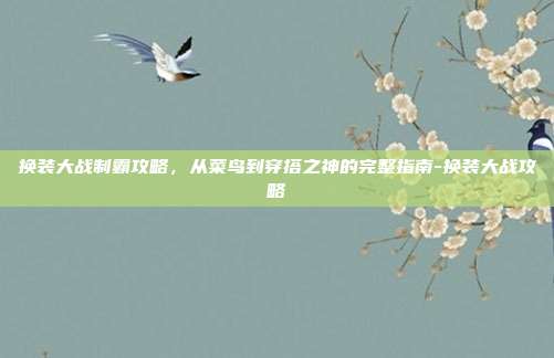 换装大战制霸攻略,从菜鸟到穿搭之神的完整指南-换装大战攻略
