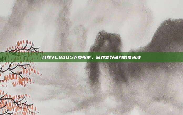 日版VC2005下载指南，游戏爱好者的必备资源