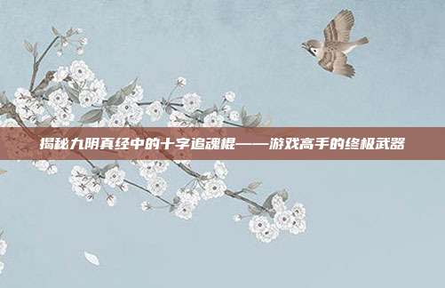 揭秘九阴真经中的十字追魂棍——游戏高手的终极武器