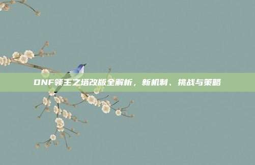 DNF领主之塔改版全解析，新机制、挑战与策略
