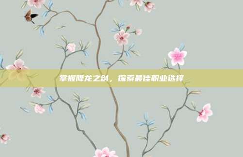 掌握降龙之剑,探索最佳职业选择