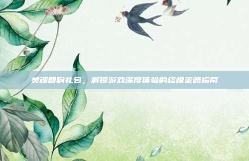 灵魂回响礼包，解锁游戏深度体验的终极策略指南