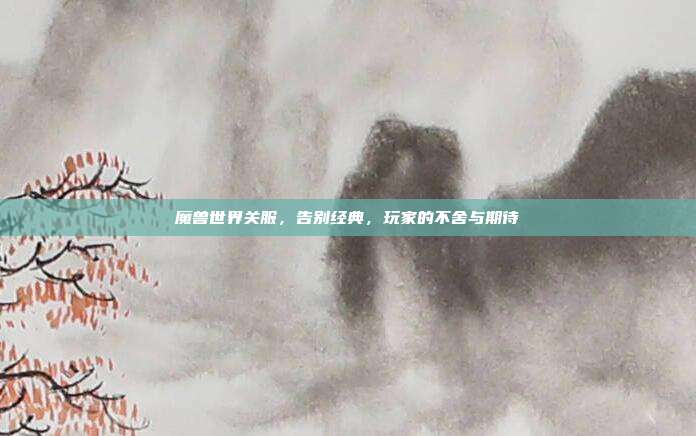 魔兽世界关服，告别经典，玩家的不舍与期待