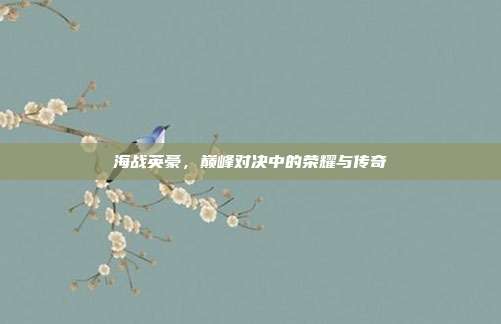 海战英豪，巅峰对决中的荣耀与传奇