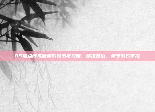 85加点模拟器游戏资讯与攻略，精准定位，畅享游戏掌控
