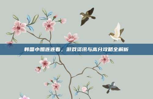 韩国小姐连连看，游戏资讯与高分攻略全解析