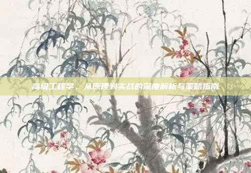 高级工程学,从原理到实战的深度解析与策略指南