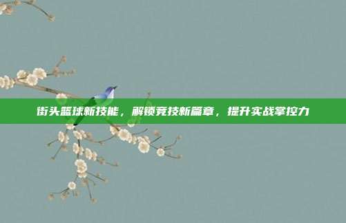 街头篮球新技能,解锁竞技新篇章,提升实战掌控力