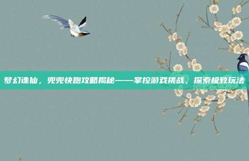 梦幻诛仙,兜兜快跑攻略揭秘——掌控游戏挑战,探索极致玩法