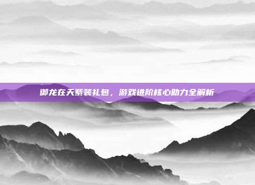 御龙在天紫装礼包，游戏进阶核心助力全解析