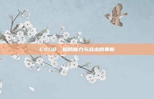 CSGO，烟的魔力与战术的革新