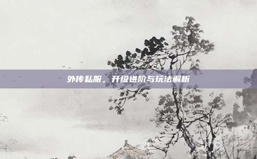 外传私服,升级进阶与玩法解析
