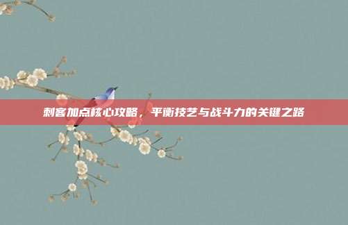 刺客加点核心攻略，平衡技艺与战斗力的关键之路