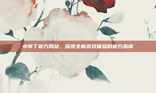 小布丁官方网站,探索全新游戏体验的官方指南